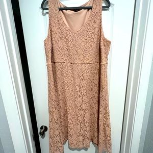 Torrid pink lace dress